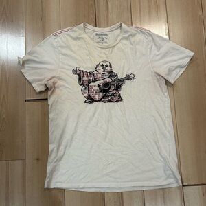 True Religion Cream Graphic Tee